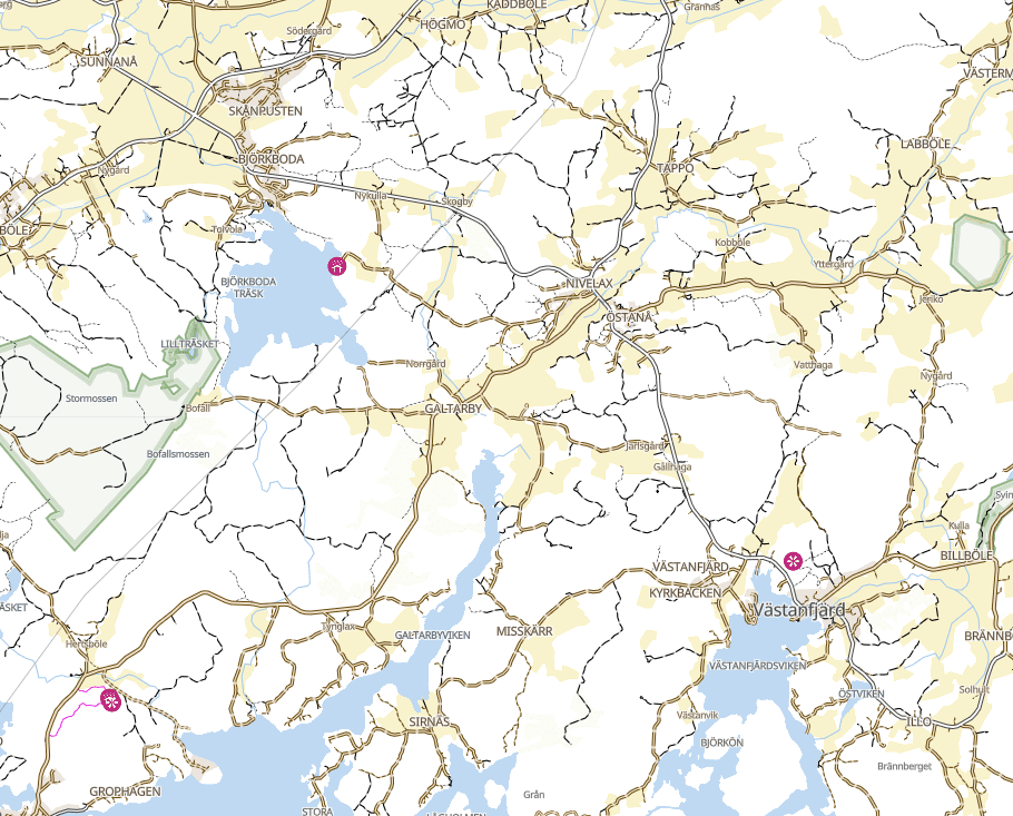 Trailmap gravel-kartta, yleiskuva